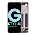 Ecrã LCD com Aro para Motorola Moto G Stylus 4G (XT2317 / 2023) (OEM Original) (Pink)