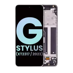 Ecrã LCD com Aro para Motorola Moto G Stylus 4G (XT2317 / 2023) (OEM Original) (Pink)