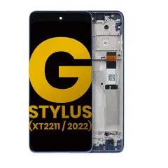 Ecrã LCD com Aro para Motorola Moto G Stylus 4G (XT2211 / 2022) (Recondicionado) (Twilight Blue)