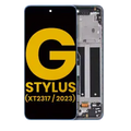 Ecrã LCD com Aro para Motorola Moto G Stylus 4G (XT2317 / 2023) (Recondicionado) (Blue)