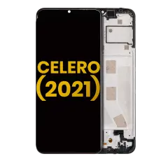 Ecrã LCD com Aro para Boost Mobile Celero 5G (2021) (Recondicionado) (Todas as Cores)