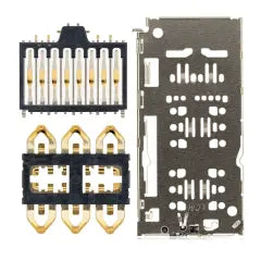 Sim Card Reader para Samsung Galaxy A10 (A105) / A20 (A205) / A30 (A305) / A50 (A505) / A51 (A515) / A70 (A705) / A9 (A920) / TCL 30 SE / Xiaomi Redmi Note 7 / Note 8 / Note 9 / Redmi Note 11 4G (Global Version) (4 Piece Set)