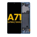 Ecrã OLED com Aro para Samsung Galaxy A71 5G (A716U / 2020) (Recondicionado) (Prism Cube Blue)