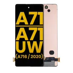 Ecrã OLED sem Aro para Samsung Galaxy A71 5G / A71 5G UW (A716 / 2020) (Recondicionado) (Todas as Cores)