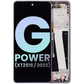 Ecrã LCD com Aro para Motorola Moto G Power (XT2515 / 2025) (OEM Original) (Slate Gray)