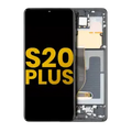 Ecrã OLED com Aro para Samsung Galaxy S20 Plus 5G (Recondicionado) (Cosmic Black)