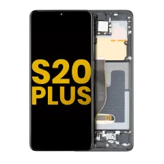 Ecrã OLED com Aro para Samsung Galaxy S20 Plus 5G (Recondicionado) (Cosmic Black)