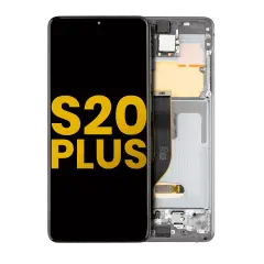 Ecrã OLED com Aro para Samsung Galaxy S20 Plus 5G (Recondicionado) (Cosmic Gray)