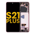 Ecrã OLED com Aro para Samsung Galaxy S21 Plus 5G (Recondicionado) (Phantom Violet / Pink / Gold)