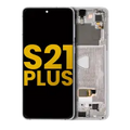 Ecrã OLED com Aro para Samsung Galaxy S21 Plus 5G (Recondicionado) (Phantom Silver)