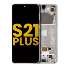 Ecrã OLED com Aro para Samsung Galaxy S21 Plus 5G (Recondicionado) (Phantom Silver)