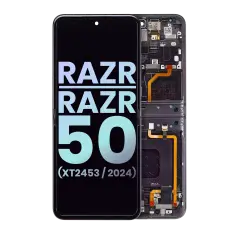 Main Ecrã OLED para Motorola Razr / Razr 50 (XT2453 / 2024) (OEM Original) (Koala Grey)