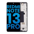 Ecrã LCD com Aro para Xiaomi Redmi Note 13 Pro 5G (Aftermarket: Incell) (Midnight Black)