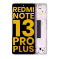 Ecrã OLED com Aro para Xiaomi Redmi Note 13 Pro Plus (Recondicionado) (White)