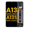 Ecrã LCD com Aro para Samsung Galaxy A13 4G (A135 / 2022) / A13s (A137 / 2022) (Recondicionado) (Todas as Cores)