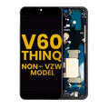 Ecrã OLED com Aro para LG V60 ThinQ 5G (Non-Verizon 5G UW Frame) (Recondicionado) (Black)