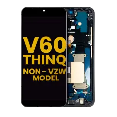 Ecrã OLED com Aro para LG V60 ThinQ 5G (Non-Verizon 5G UW Frame) (Recondicionado) (Black)
