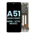 Ecrã OLED com Aro para Samsung Galaxy A51 5G (A516 / 2020) (Non-Verizon 5G UW Frame) (Service Pack) (Prism Cube White)