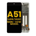Ecrã OLED com Aro para Samsung Galaxy A51 5G (A516 / 2020) (Non-Verizon 5G UW Frame) (Recondicionado) (Prism Cube White)
