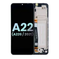 Ecrã LCD com Aro para Samsung Galaxy A22 5G (A226 / 2021) (Service Pack) (Todas as Cores)
