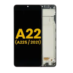 Ecrã OLED com Aro para Samsung Galaxy A22 4G (A225 / 2021) (Recondicionado) (Todas as Cores)