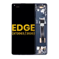 Ecrã OLED com Aro para Motorola Edge 5G (XT2063 / 2020) (Recondicionado) (Solar Black)