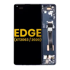 Ecrã OLED com Aro para Motorola Edge 5G (XT2063 / 2020) (Recondicionado) (Solar Black)