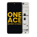 Ecrã LCD com Aro para Motorola One 5G Ace (XT2113-2 / 2021) (Recondicionado) (Frosted Silver)
