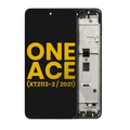 Ecrã LCD com Aro para Motorola One 5G Ace (XT2113-2 / 2021) (Recondicionado) (Volcanic Gray)