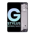 Ecrã LCD com Aro para Motorola Moto G Stylus 5G (XT2131 / 2021) (OEM Original) (Cosmic Emerald)