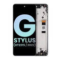 Ecrã LCD com Aro para Motorola Moto G Stylus 5G (XT2215 / 2022) (OEM Original) (Steel Blue)