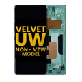 Ecrã OLED com Aro para LG Velvet 5G (Non-Verizon 5G UW Frame) (Recondicionado) (Green)