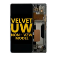 Ecrã OLED com Aro para LG Velvet 5G (Non-Verizon 5G UW Frame) (Recondicionado) (Gray)