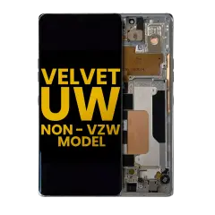 Ecrã OLED com Aro para LG Velvet 5G (Non-Verizon 5G UW Frame) (Recondicionado) (Silver)