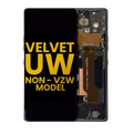 Ecrã OLED com Aro para LG Velvet 5G (Non-Verizon 5G UW Frame) (Recondicionado) (Black)