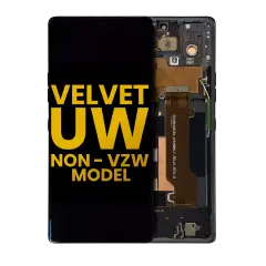 Ecrã OLED com Aro para LG Velvet 5G (Non-Verizon 5G UW Frame) (Recondicionado) (Black)