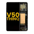 Ecrã OLED com Aro para LG V50 ThinQ 5G (International Version) (Recondicionado) (Aurora Black)