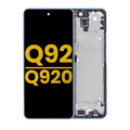 Ecrã LCD com Aro para LG Q92 5G / Q920 (Recondicionado) (Black)