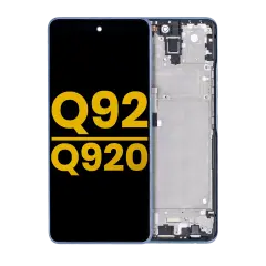 Ecrã LCD com Aro para LG Q92 5G / Q920 (Recondicionado) (Black)