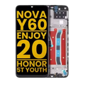 Ecrã LCD com Aro para Huawei Nova Y60 / Huawei Enjoy 20 5G / Honor Play 5T Youth (Recondicionado) (Todas as Cores)