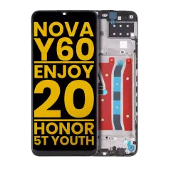 Ecrã LCD com Aro para Huawei Nova Y60 / Huawei Enjoy 20 5G / Honor Play 5T Youth (Recondicionado) (Todas as Cores)