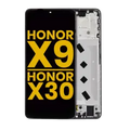 Ecrã LCD com Aro para Honor X9 / Honor X30 / Honor X9 5G (Recondicionado) (Midnight Black)