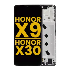 Ecrã LCD com Aro para Honor X9 / Honor X30 / Honor X9 5G (Recondicionado) (Midnight Black)