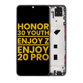 Ecrã LCD com Aro para Honor 30 Youth / Huawei Enjoy Z 5G / Huawei Enjoy 20 Pro (Recondicionado) (Magic Night Black)