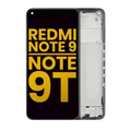 Ecrã LCD com Aro para Xiaomi Redmi Note 9 5G / Note 9T (Recondicionado) (Todas as Cores)