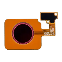 Botão Home Sensor de Impressão Digital With Flex para LG G8 ThinQ / LG V50 ThinQ (Red)