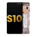 Ecrã OLED com Aro para Samsung Galaxy S10 5G (Recondicionado) (Royal Gold)