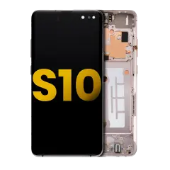 Ecrã OLED com Aro para Samsung Galaxy S10 5G (Recondicionado) (Royal Gold)