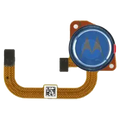 Leitor de Impressão Digital With Flex Cable para Motorola Moto G Play (XT2093 / 2021) (OEM Original) (Misty Blue)