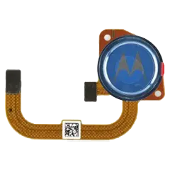 Leitor de Impressão Digital With Flex Cable para Motorola Moto G Play (XT2093 / 2021) (OEM Original) (Misty Blue)